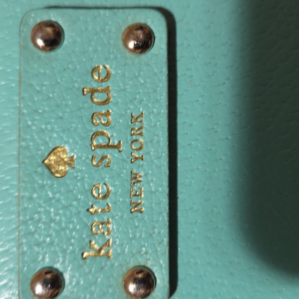 Kate Spade Teal Wallet - Picture 2 of 13